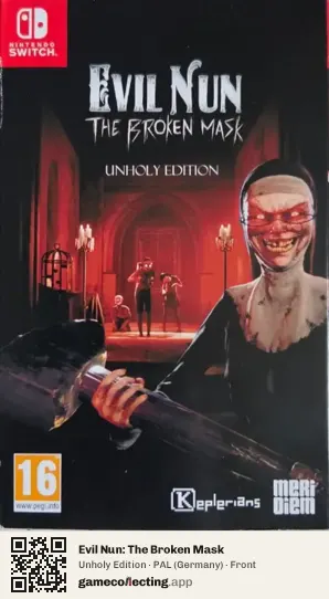 Evil Nun: The Broken Mask Nintendo Switch, Germany box front