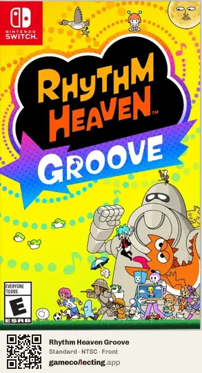 Rhythm Heaven Groove Nintendo Switch, NTSC box front
