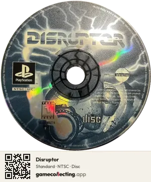 Disruptor PlayStation, NTSC disc