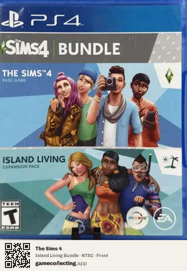 The Sims 4 PlayStation 4, NTSC box front
