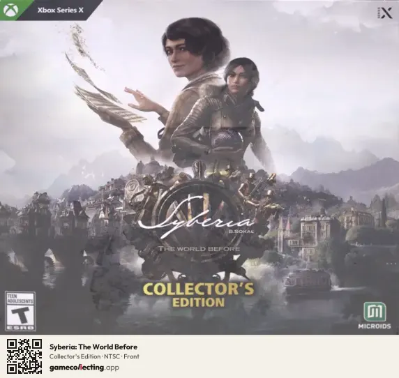 Syberia: The World Before Xbox Series X, NTSC box front