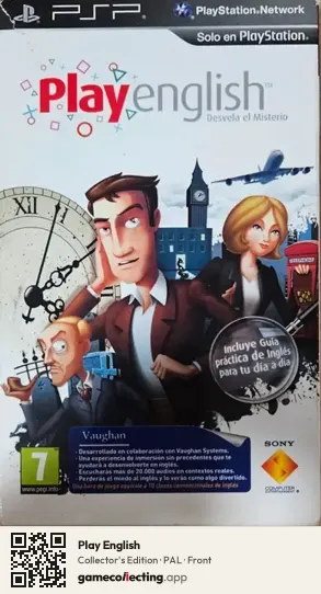 Play English PlayStation Portable, PAL box front