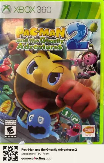 Pac-Man and the Ghostly Adventures 2 Xbox 360, NTSC box front
