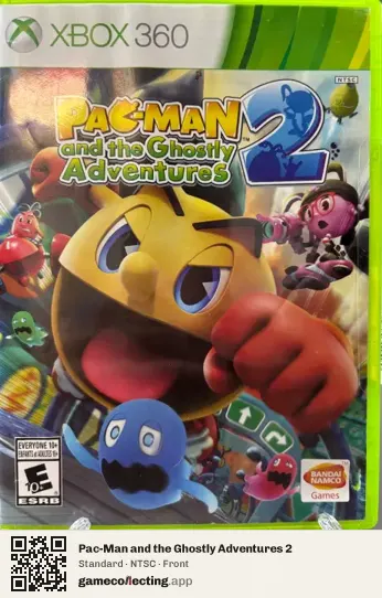 Pac-Man and the Ghostly Adventures 2 Xbox 360, NTSC box front