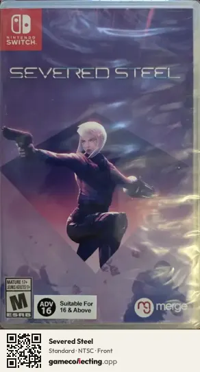Severed Steel Nintendo Switch, NTSC box front