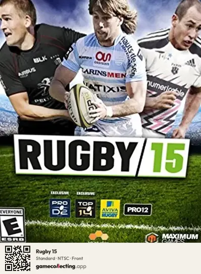 Rugby 15 PlayStation 4, NTSC box front