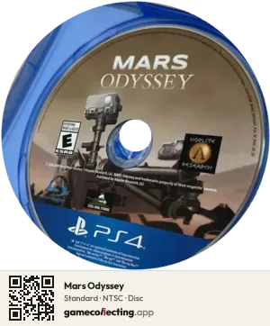 Mars Odyssey PlayStation 4, NTSC disc