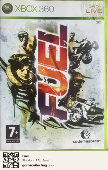 Fuel Xbox 360, PAL box front