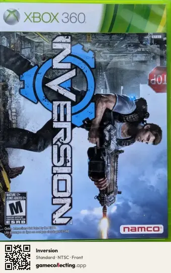 Inversion Xbox 360, NTSC box front