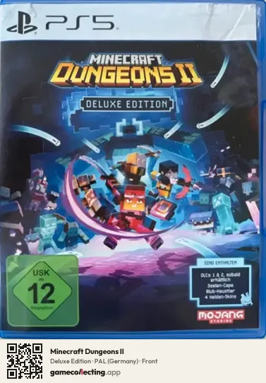 Minecraft Dungeons II PlayStation 5, Germany box front