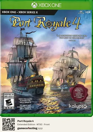 Port Royale 4 Xbox One, NTSC box front