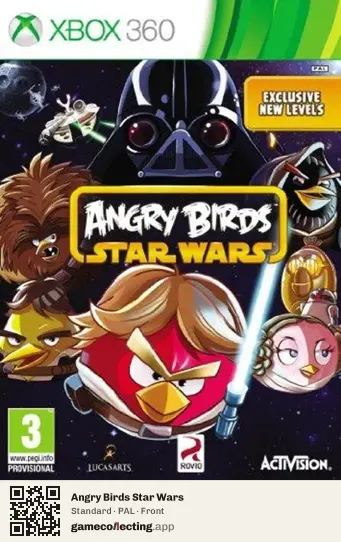 Angry Birds Star Wars Xbox 360, PAL box front