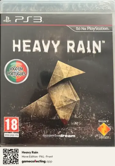 Heavy Rain PlayStation 3, PAL box front