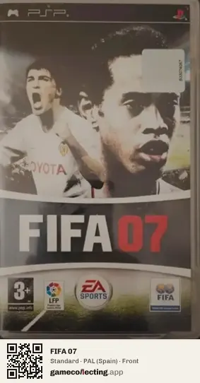 FIFA 07 PlayStation Portable, Spain box front