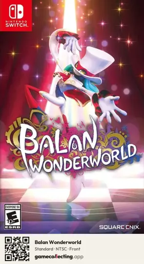 Balan Wonderworld Nintendo Switch, NTSC box front