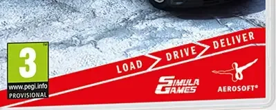 Truck & Logistics Simulator, the PEGI square on its front
