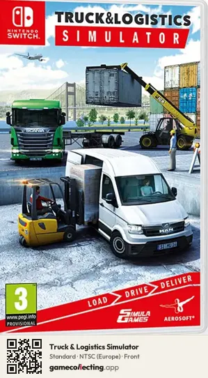 Truck & Logistics Simulator Nintendo Switch, Europe box front