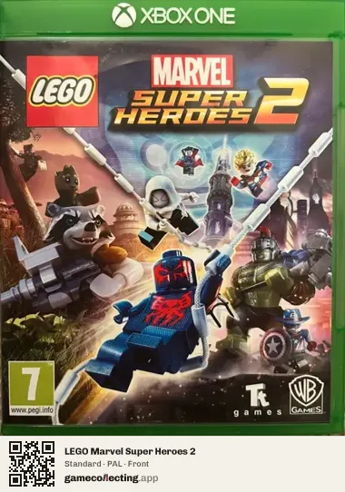 LEGO Marvel Super Heroes 2 Xbox One, PAL box front