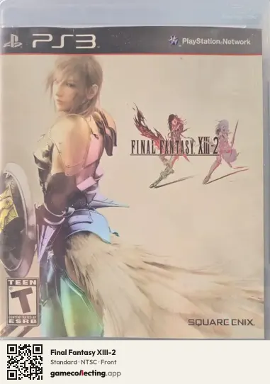Final Fantasy XIII-2 PlayStation 3, NTSC box front