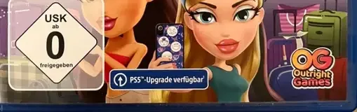 Bratz: Flaunt Your Fashion, the USK square on its front