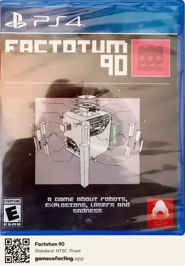 Factotum 90 PlayStation 4, NTSC box front