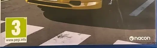 Taxi Life: A City Driving Simulator, the PEGI square on its front
