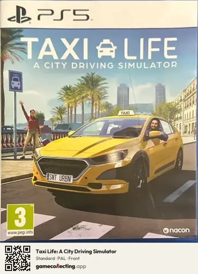 Taxi Life: A City Driving Simulator PlayStation 5, PAL box front