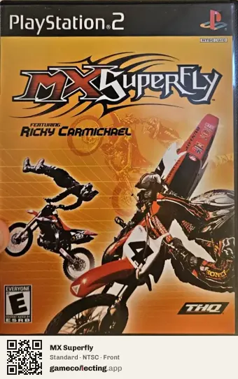 MX Superfly PlayStation 2, NTSC box front