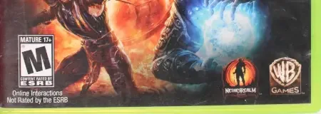 Mortal Kombat, the ESRB box on its front