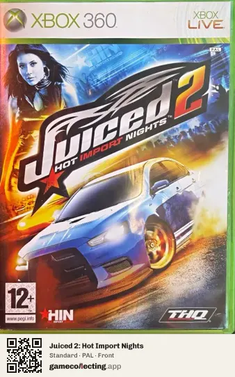 Juiced 2: Hot Import Nights Xbox 360, PAL box front