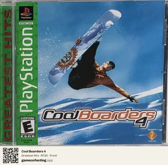 Cool Boarders 4 PlayStation, NTSC box front