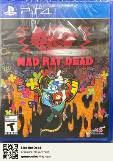 Mad Rat Dead PlayStation 4, NTSC box front