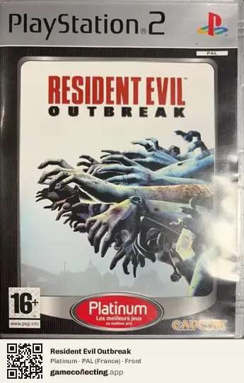 Resident Evil Outbreak PlayStation 2, France box front