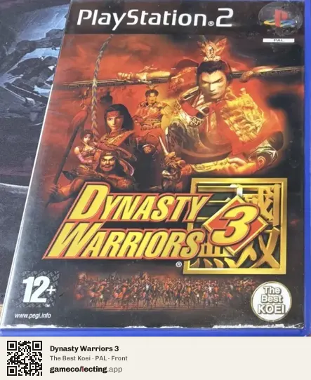 Dynasty Warriors 3 PlayStation 2, PAL box front