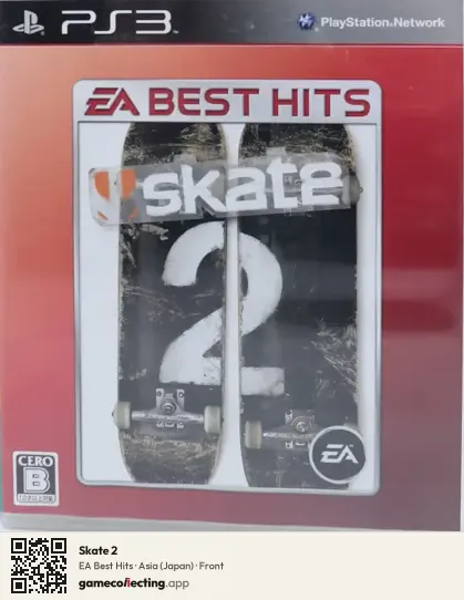 Skate 2 PlayStation 3, Asia box front