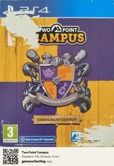 Two Point Campus PlayStation 4, France box front