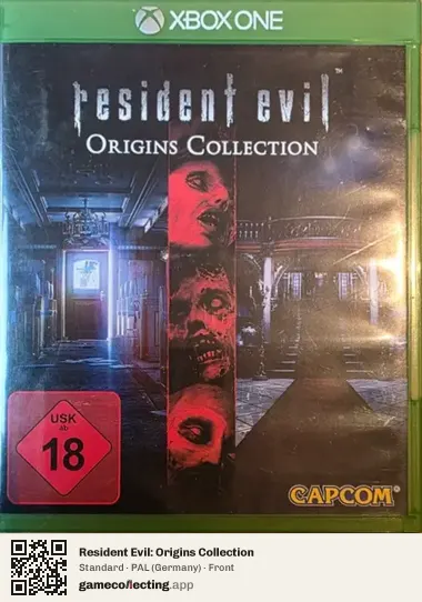 Resident Evil: Origins Collection Xbox One, Germany box front