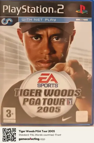 Tiger Woods PGA Tour 2005 PlayStation 2, Nordic countries box front