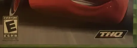 Disney/Pixar Cars, the ESRB box on its front