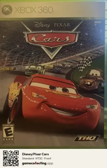 Disney/Pixar Cars Xbox 360, NTSC box front