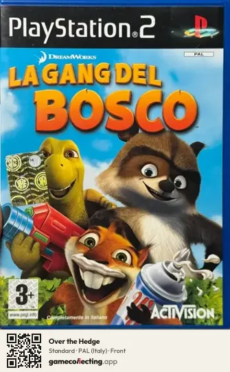 Over the Hedge PlayStation 2, Italy box front