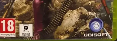 Far Cry 4, the PEGI square on its front