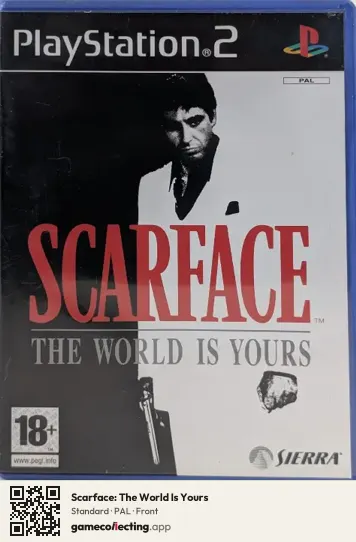 Scarface: The World Is Yours PlayStation 2, PAL box front