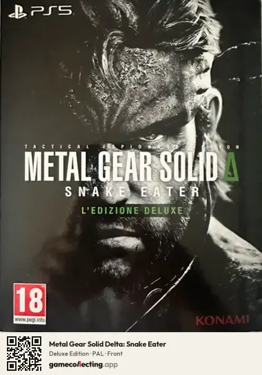 Metal Gear Solid Delta: Snake Eater PlayStation 5, PAL box front