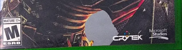 Ryse: Son of Rome, the ESRB box on its front
