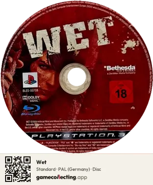 Wet PlayStation 3, PAL disc