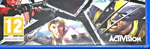 Marvel: Ultimate Alliance 2, the PEGI square on its front
