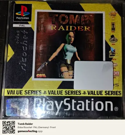Tomb Raider PlayStation, Germany box front