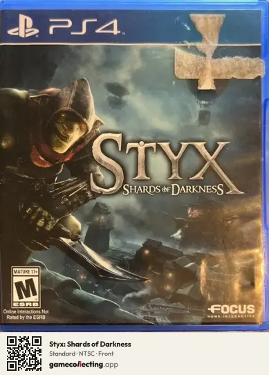 Styx: Shards of Darkness PlayStation 4, NTSC box front