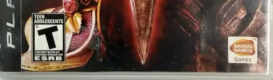Soulcalibur IV, the ESRB box on its front